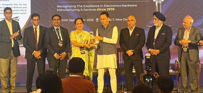 BEL CMD honoured with ELCINA Special Jury Award – Electronics Man of the Year